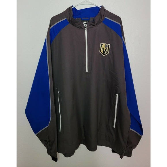 Vegas Golden Knights NHL Hockey Zip Sport Wind Jacket FootJoy Sz Men's 3XL VGK - Picture 1 of 6